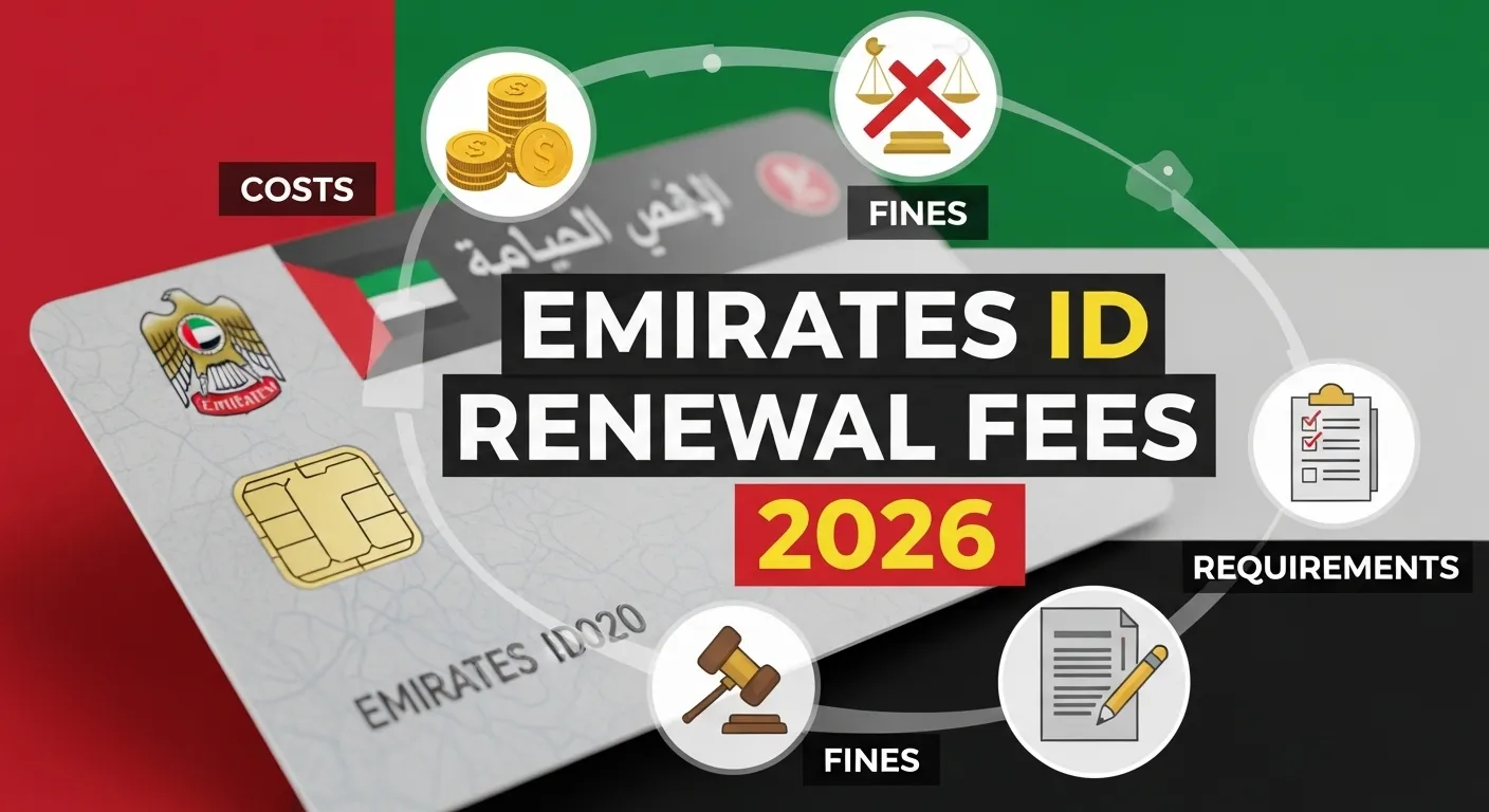 Emirates ID Renewal Fees 2026: Complete Guide to Costs, Fines & Requirements