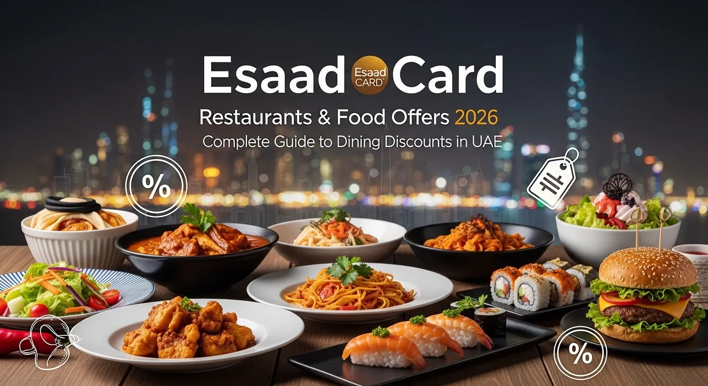 Esaad Card Restaurants & Food Offers 2026: Complete Guide to Dining Discounts in UAE
