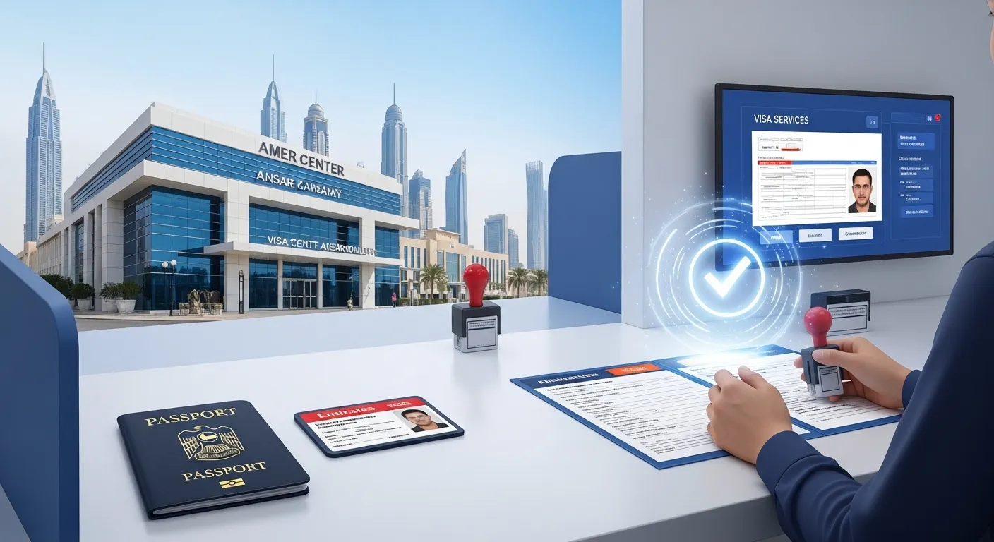 Amer Center Near Ansar Gallery Karama Guide – Complete Services, Location, Fees, and Visa Process in Dubai