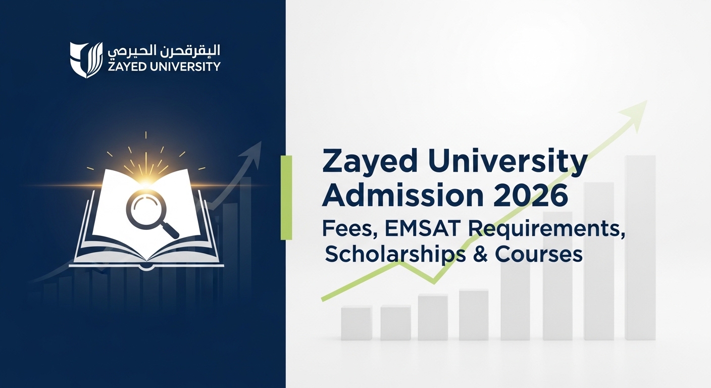 Zayed University Admission 2026 Fees, Emsat Requirements, Scholarships & Courses