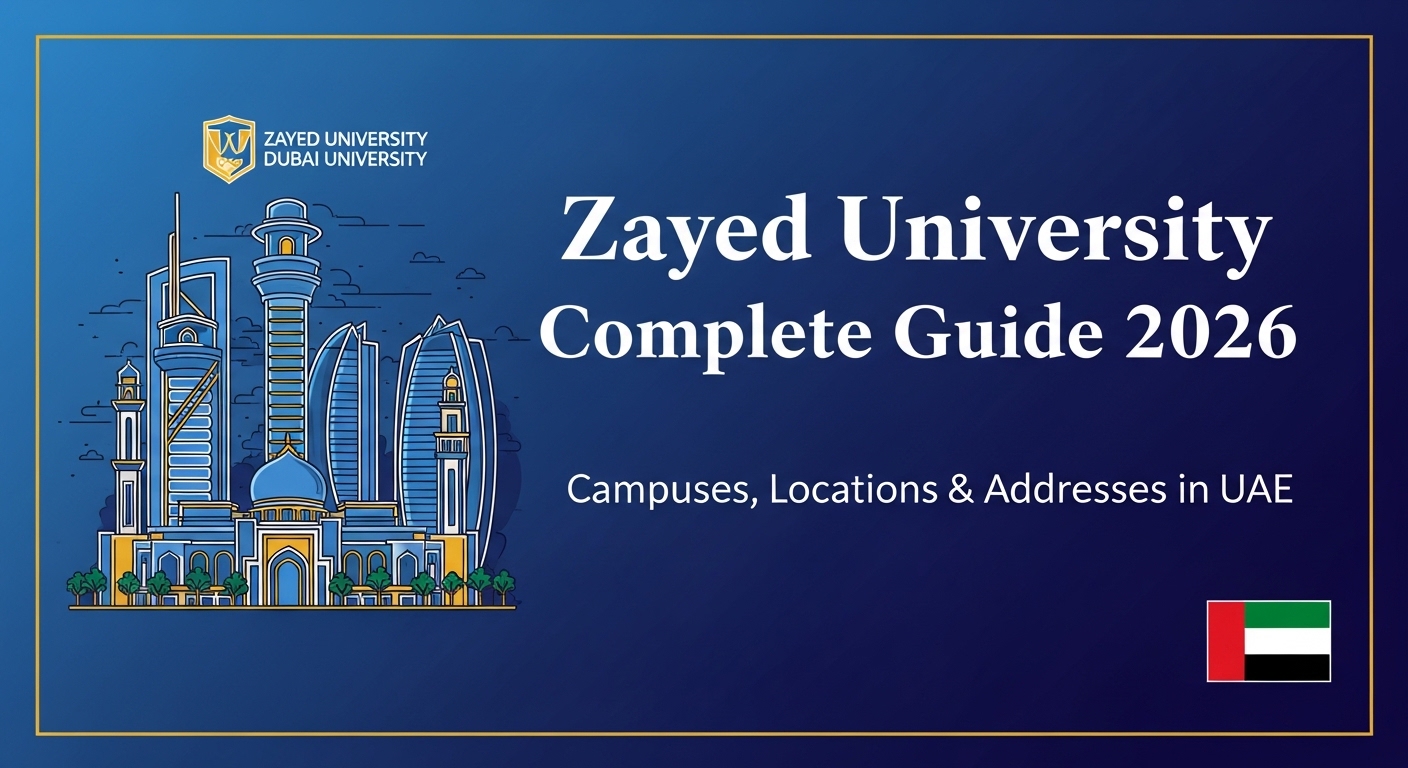 Zayed University Complete Guide 2026 Campuses, Locations & Addresses in UAE