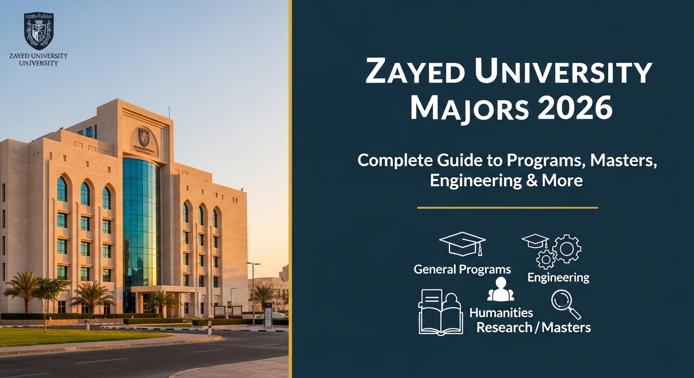 Zayed University Majors 2026 Complete Guide to Programs, Masters, Engineering & MoreZayed University Majors 2026 Complete Guide to Programs, Masters, Engineering & MoreZayed University Majors 2026 Complete Guide to Programs, Masters, Engineering & More