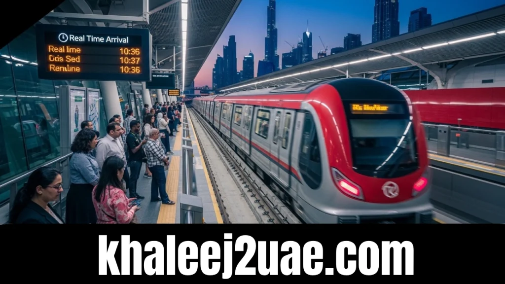Red Line Dubai Metro Train Arrival Times