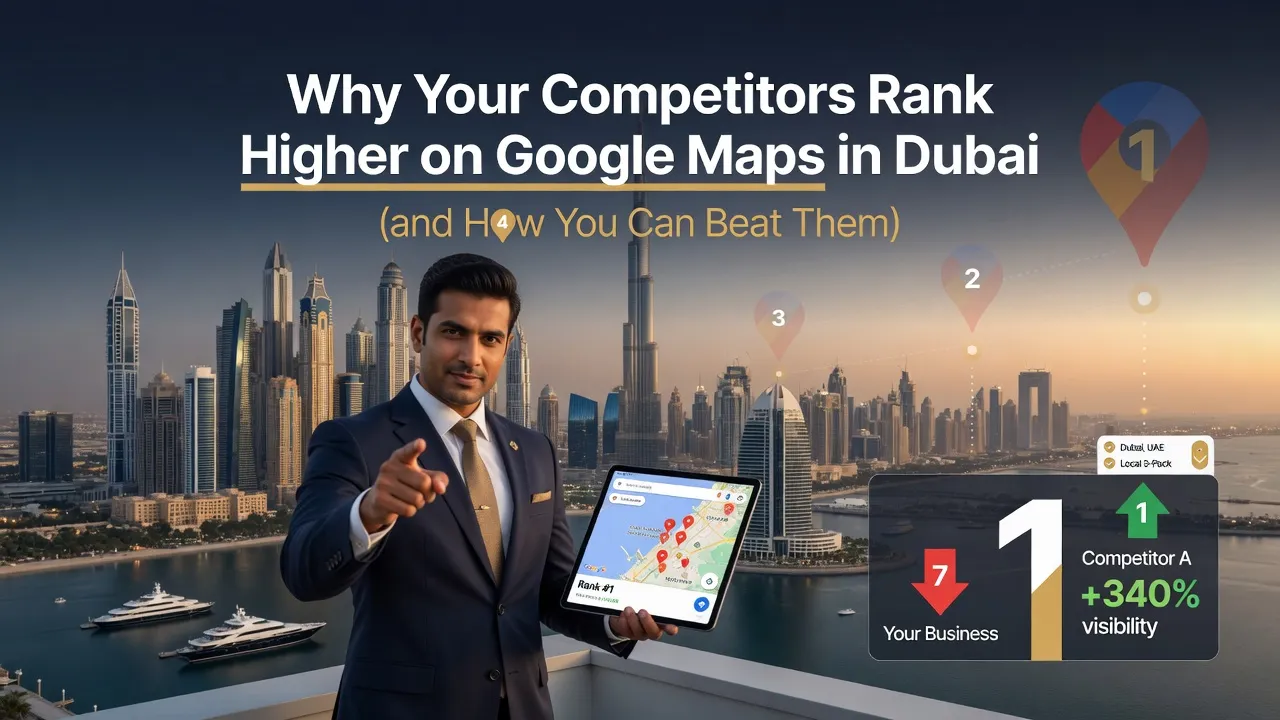 Why Your Competitors Rank Higher on Google Maps in Dubai (and How You Can Beat Them)