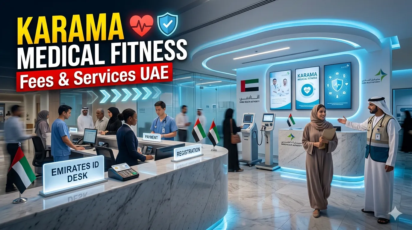 Karama Medical Fitness Center Fees & Services (Complete Guide UAE)