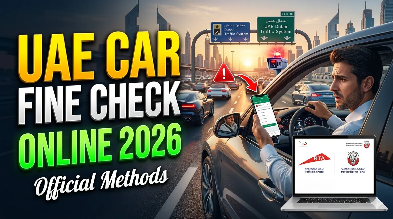UAE Car Fine Check Online: Official Methods (2026)