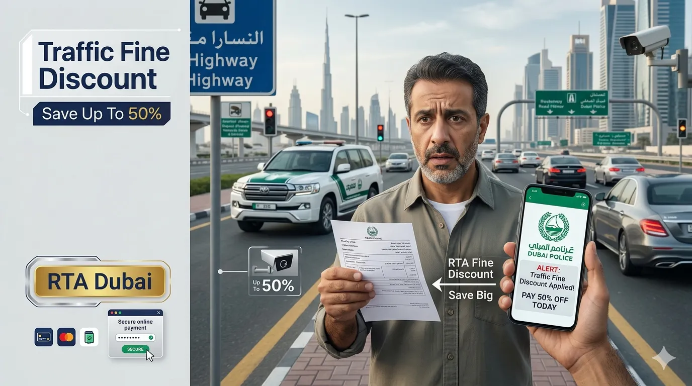 RTA Fine Discount: Save Big on Traffic Fines in Dubai