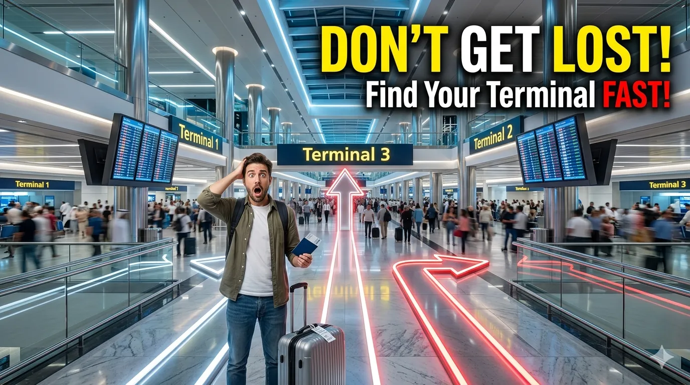 Dubai Airport: Don’t Get Lost! Find Your Terminal FAST!