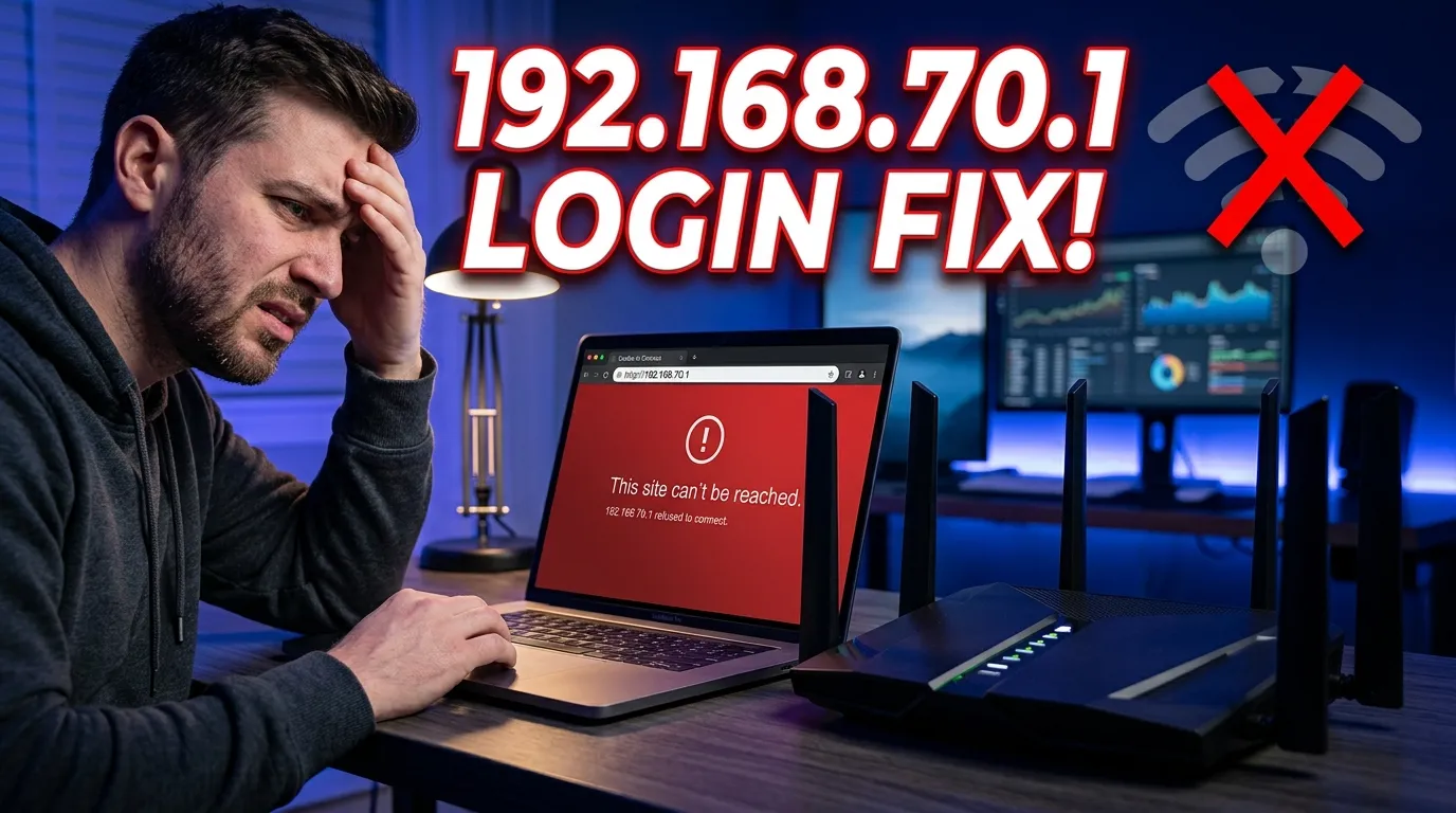 192.168.70.1 Login: Fix Access Errors & Router Setup